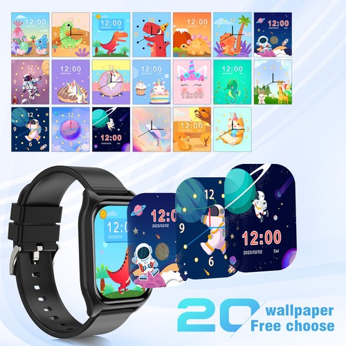 Reloj Inteligente Niños con Juegos de Puzzle Modos de Ejercicio Alarma para Niñas Niños Regalos - Imagen 7 de 33