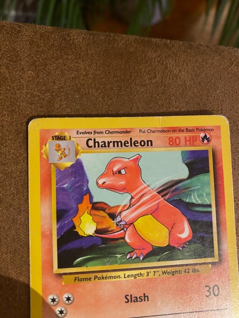 Pokemon Card Charmeleon Rare Stage 1 Card From 1995 Good Condition 24 pokemon-card-charmeleon-rare-stage-1-card-from-1995-good-condition-24