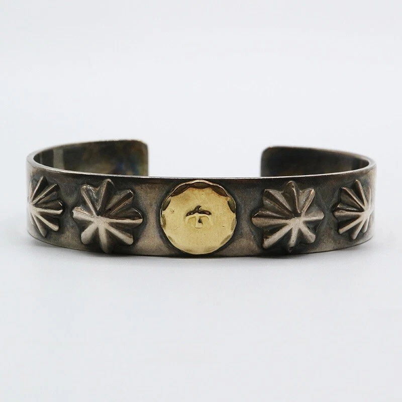 Goro's Old Bangle Gold Metal K18 Silver Size Small