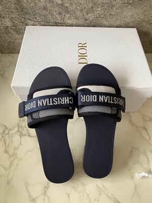 New Christian Dior DIO(R)EVOLUTION Slide Sandal Mules Slides Flats
