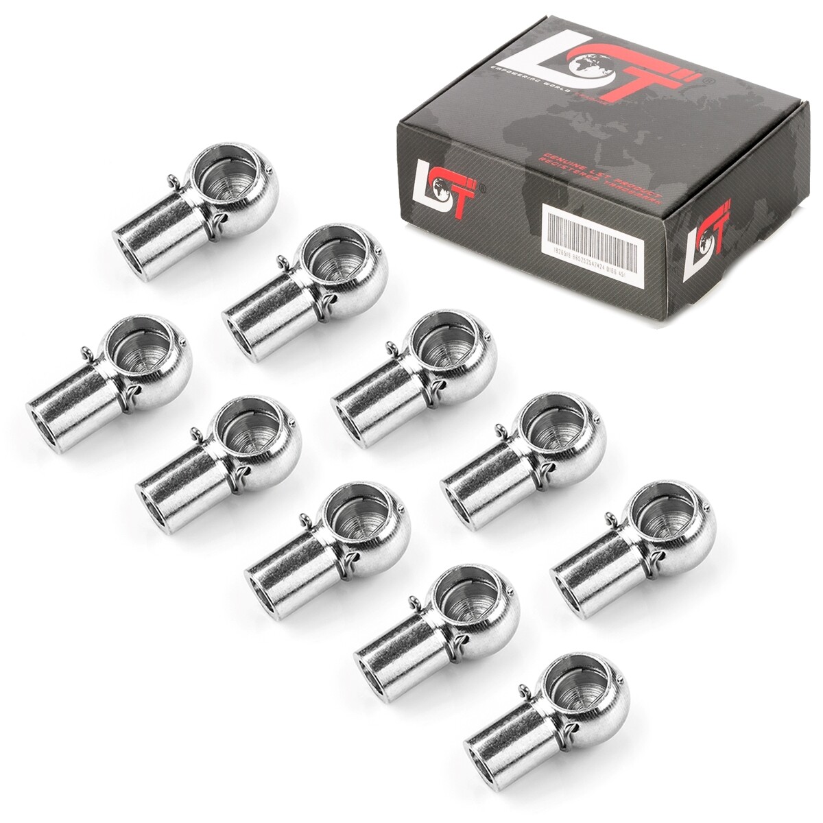 10x Ball Socket Gas Spring M6 Thread 10mm Ball Joint for TOYOTA