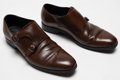 To Boot New York Adam Derrick Brown Leather Monk Strap Shoes - 8.5 To Boot New York Adam Derrick Shoes Monk Strap Brown Leather  main image 3