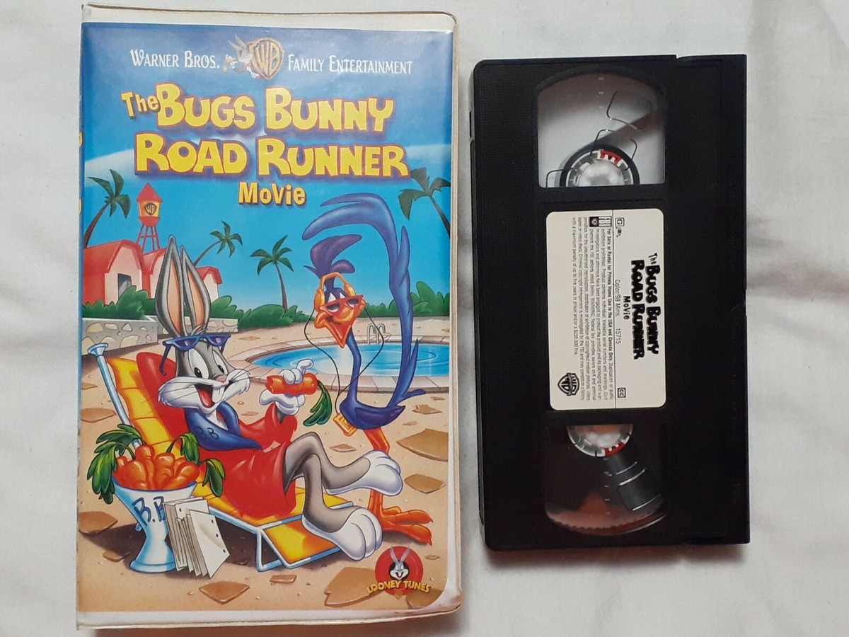 The Bugs Bunny Road Runner Movie (VHS 1998) Clam Shell TESTED