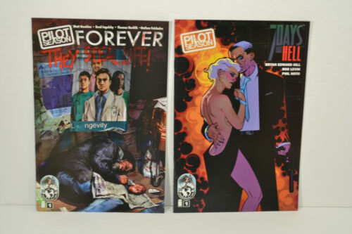 Pilot Season: 7 Days From Hell #1 & Forever They Steal Lives #1 Comic Book Nice - Afbeelding 1 van 6