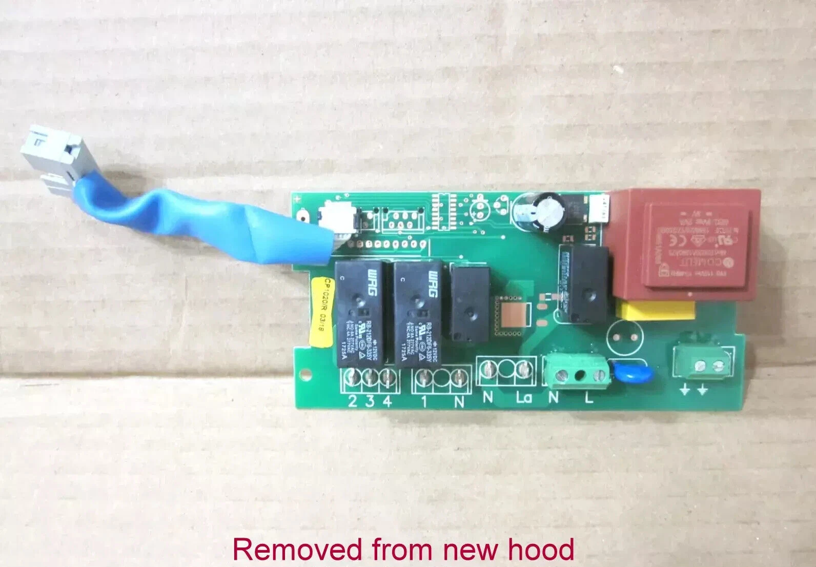 Genuine Bertazzoni Z200087 Range Hood Control Board 120V