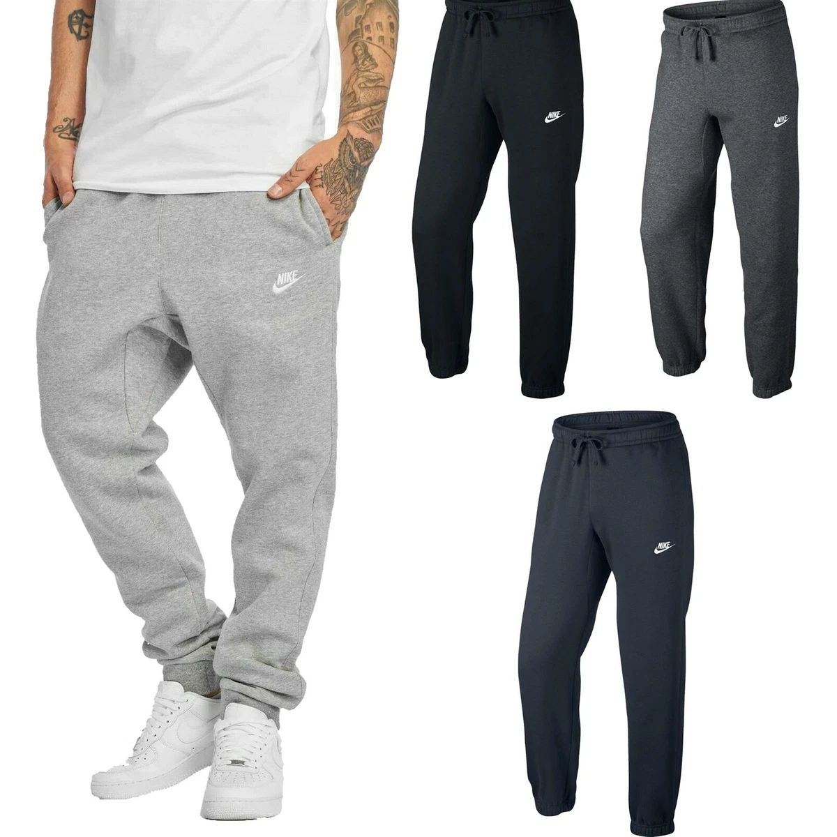 Men's Sweat Pants Casual Regular Fit Trouser Sports Gym Wear Track | eBay