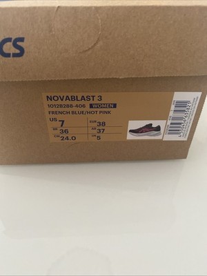 ASICS Novablast 3, Größe 38 US 7