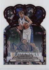 2023-24 Panini Crown Royale EuroLeague Red Crystal /99 Denis Marconato Auto 14mf