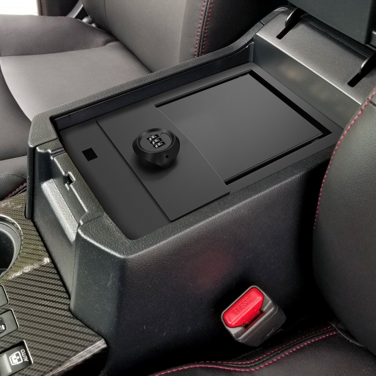 Center Console Safe Storage Box W/ LED 00016-86184 For 2010