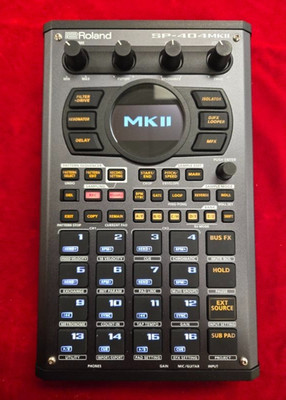 Roland SP-404MKII Creative Sampler and Effector Gray With Charger/Cord