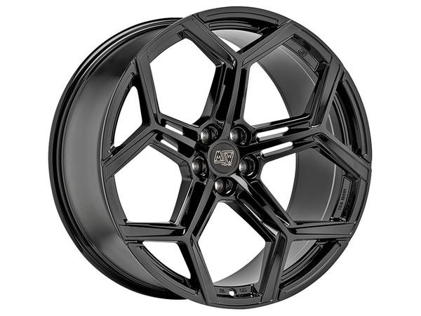 MSW 53 Alufelge Gloss Black 10,5X22 5X112 ET19 5-Loch MPN W19472001C5-image