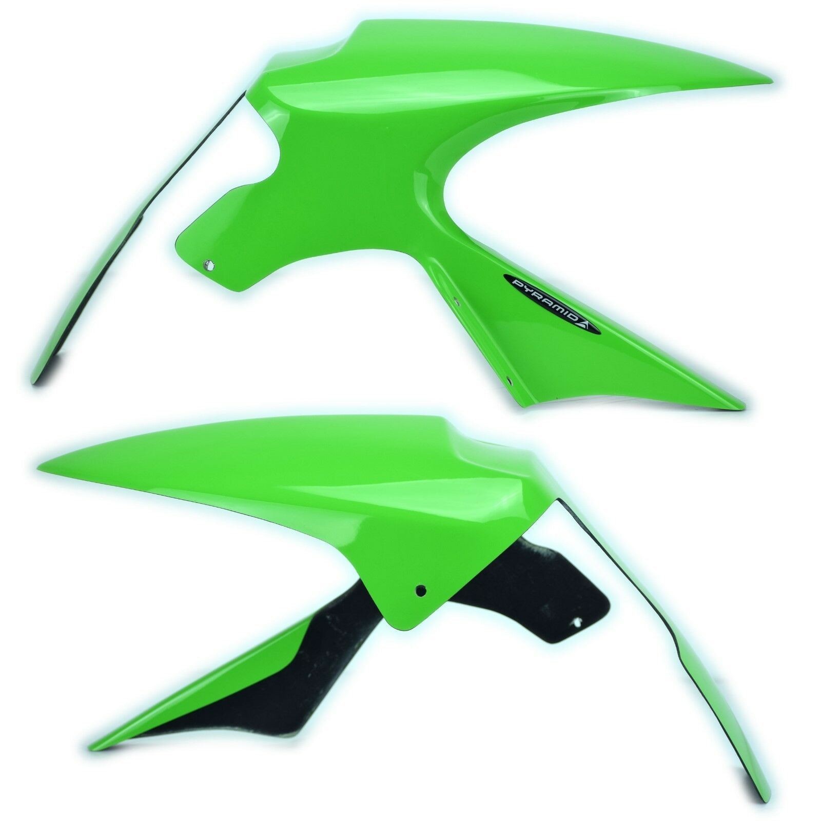 Kawasaki ZX-6R 2007-2009 Pyramid Hugger Fender Mudguard Gloss Green