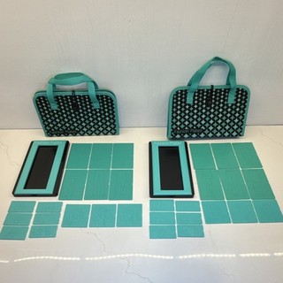 Fashion Plates Drawing Set with Carrying Cases and Design Plates Lot of 2