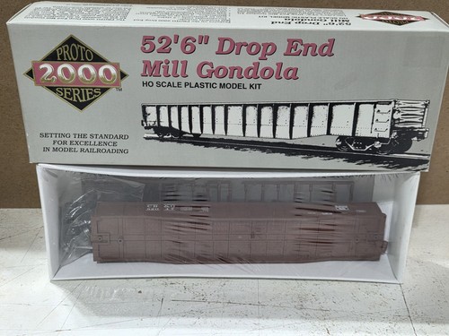 Life-Like/Proto 2000 - CB & Q - 52' 6" kit góndola molino extremo caída #82047 - Nuevo de Lote Antiguo | Zustand: New