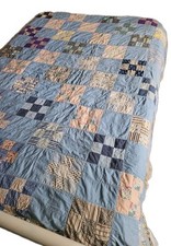 Double sided, Lightweight, Patchwork 64" X 72" Coverlet