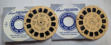 2 Sawyer s View-Master Reels Alaska Buff Tan Skagway White Pass Ketchikan Juneau