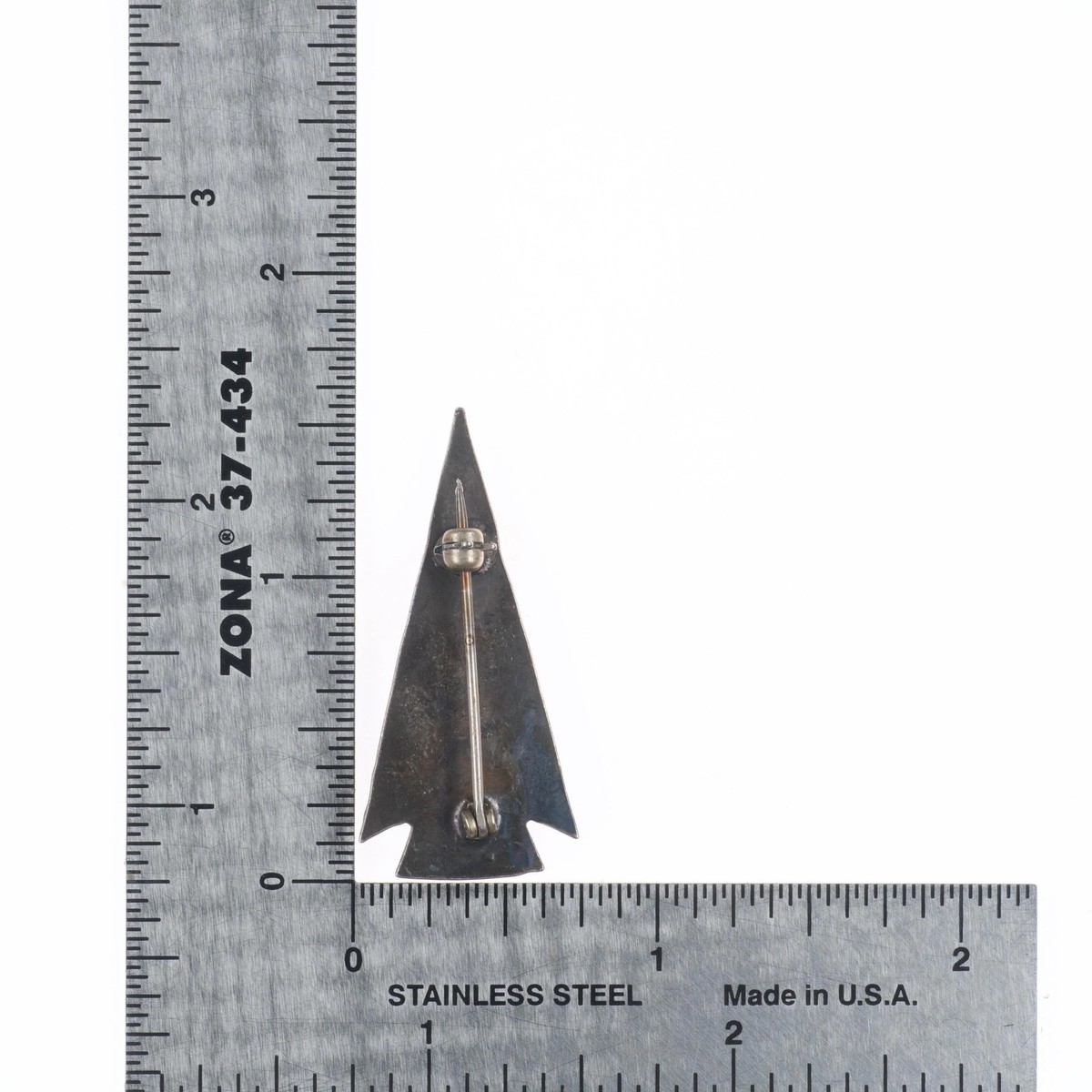 c1940 Vintage Navajo sterling silver Fred Harvey arrowhead pin