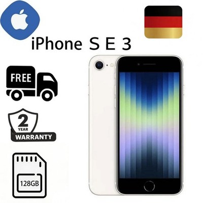 NEU Apple iPhone SE 3. Gen - 128GB - Starlight (Ohne Simlock) (Dual-SIM)  OVP