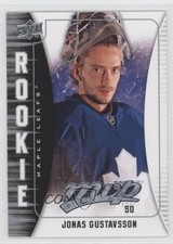 2009-10 Upper Deck MVP Rookie Jonas Gustavsson #390 0a4