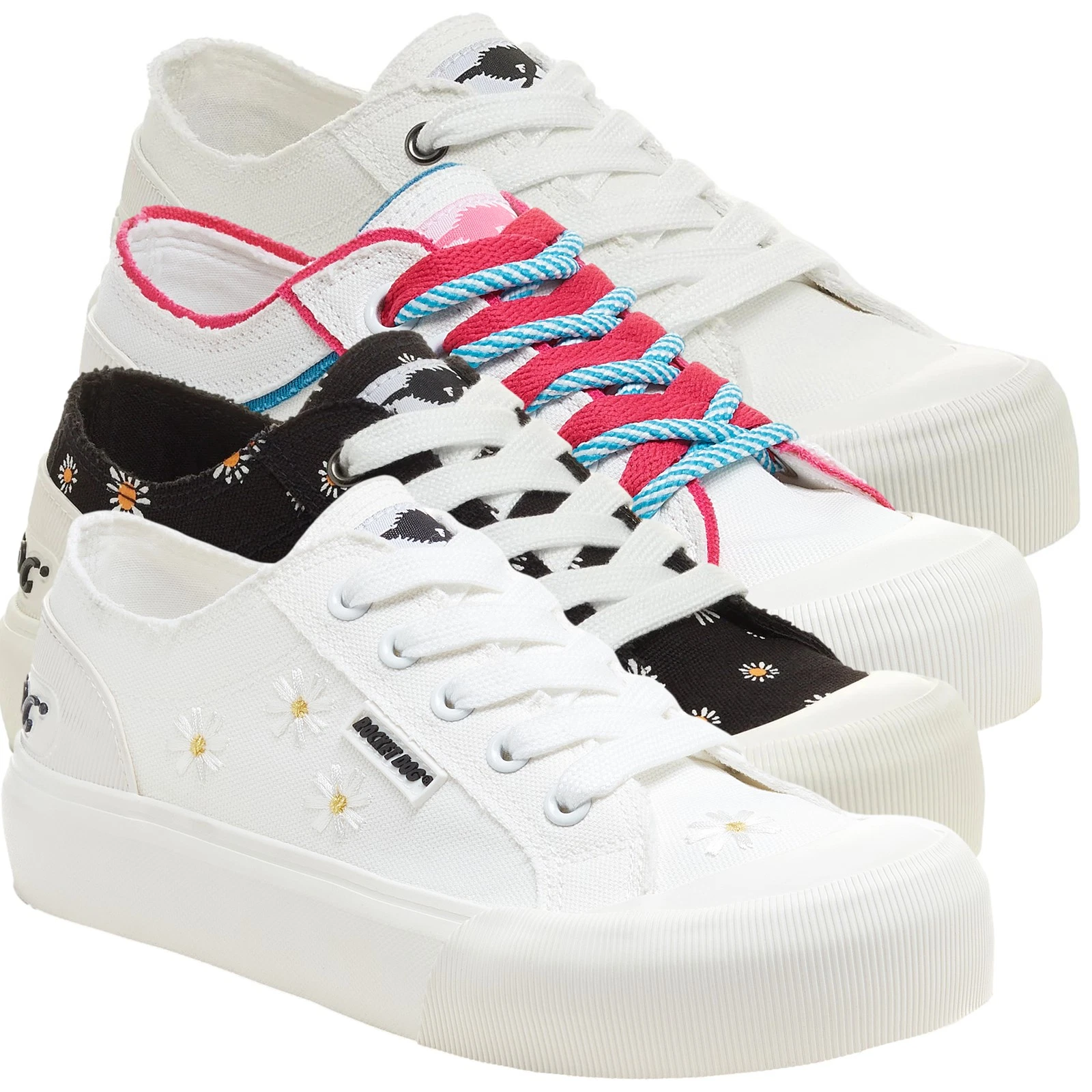 Womens Rocket Dog Jazzin Plus Casual Canvas Pumps Shoes Trainers Sizes 3 to 8