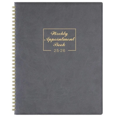 INDEME Appointment Book 2025-2026 - A4 Hourly Planner with Soft Cover