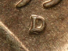 HIGH GRADE MINT ERROR 1957-D LINCOLN WHEAT CENT RPM#5/DDR#2 TOP 100  AU/RB