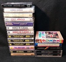Lot of 18 Assorted Cassette Tapes 80s 90s Used Various Genres See Description