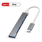 USB C Hub 4 Port Splitter Adapter OTG High Speed USB 3.0-3.1 for Computer