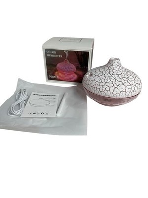 color humdifer 300 ml essential oil diffuser pink and white