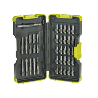 "Ryobi RAK40SD Kit 40 Bits 1/4\" Sechskant-Bithalter Bohrschrauber"