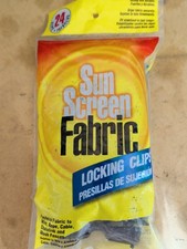 24-Pack EASY GARDENER 70024 Sun Screen Shade Fabric Locking Clips Fasteners