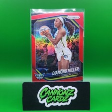 2025 Panini WNBA Prizm Red Prizm 162/299 Diamond Miller