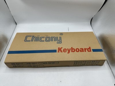 Vintage NEW Chicony KB-5911 Wired Keyboard PS/2 Rubber Dome FREE SHIPPING