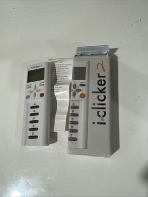 I-Clicker 2 Student Remote (2nd Edition) W/ Batteries & Manual - Good Condition