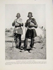 Original Old Vintage Print Bastinado Prisoner Punishment Persians 1931 20th