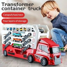 Pop-up Container-Style Truck Engineering Vehicle Racing Toy Children's Toy