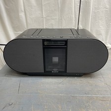 Sony ZS-S4iP Boombox CD-RW Playback AM/FM Radio iPod Dock No Remote READ