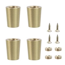 4Pcs Brass Cutting Board Feet,Chopping Board Feet Set,Stainless Steel Screws ...