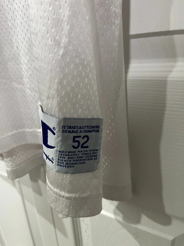 Camiseta deportiva blanca visitante Champion Jerome Bettis Pittsburgh Steelers 2XL 52 Foto 3 de 4