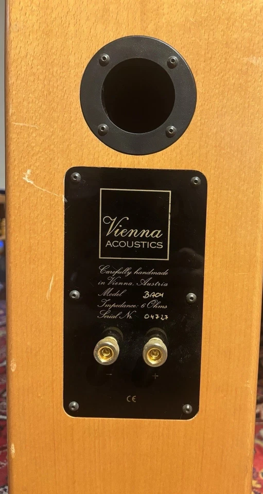 Vienna Acoustics Front Stage Maestro Center + Bach Towers L/R Matched Set Wood - Image 3 of 4