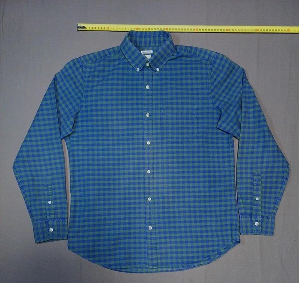 Men GAP Shirt Green Cotton 38 / M / 46 #1WAV