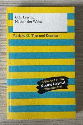 G.E. Lessing Nathan der Weise: Reclam XL - Text und Kontext Buch
