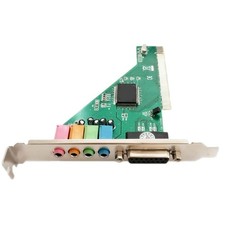 Sound Card 5.1 PCI Sound Effect Surround Card 3D Stereo 8738 Chip Sound Card