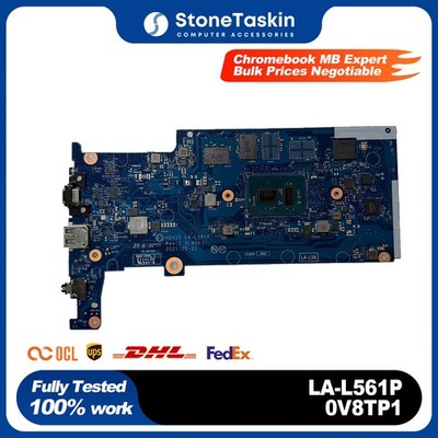 V8TP1 For Dell Chromebook 3110 Motherboard N4500 CPU 4GB 32GB LA-L561P 0V8TP1