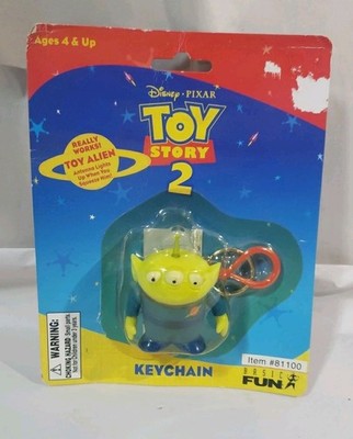 VTG TOY STORY 2  Alien Toy Item 812-0 Basic Fun Key Chain Brand New Hard To Find