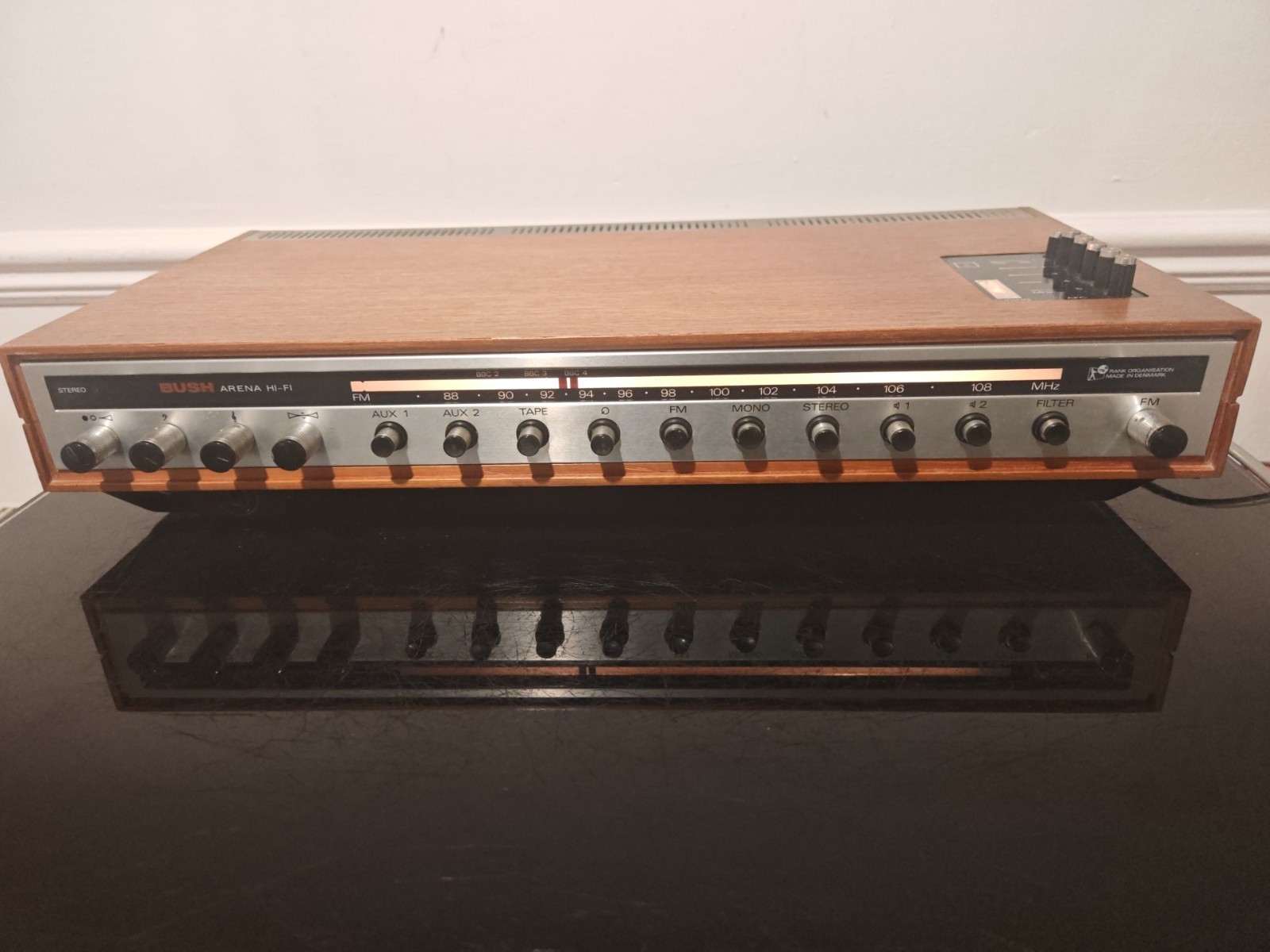BUSH ARENA HIFI TA2700 Stereo Receiver Amplifier Vintage Solid Wood 