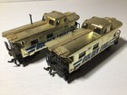 Tyco "GOLDEN EAGLE" caboose in HO scale, selling in a pair — photo 1