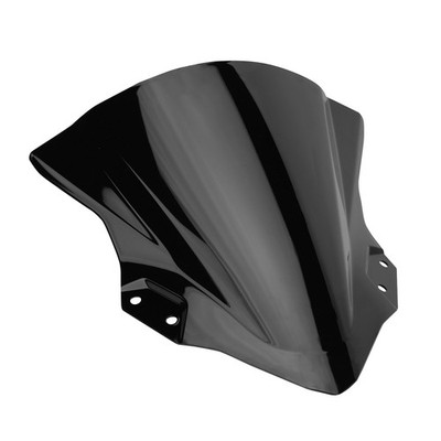 Black ABS Windshield Windscreen For Kawasaki Ninja 400 2019 2020 2021 2022 2023