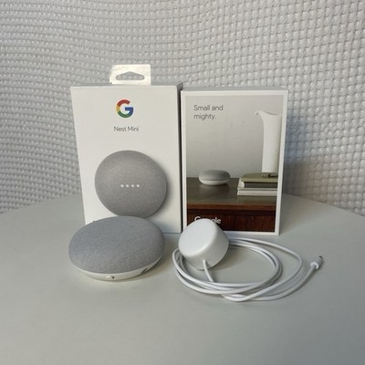 Google Nest Audio Smart Speaker White, good, No Problems With Box, With Plug