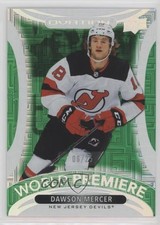 2021-22 Upper Deck Ovation World Premiere Green 6/25 Dawson Mercer #WP-41 5q7